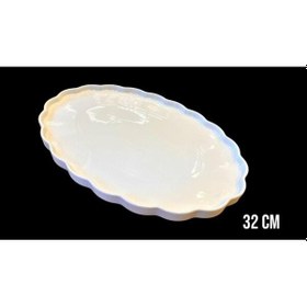 Resim Roy King Twist 32 Cm Porselen Kayık Tabak Hrn006-3 Beyaz 