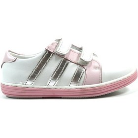 Resim Onlo Ayakkabı 1147 Deri Beyaz Cırtlı Ortopedik Kız Çocuk Ayakkabı Beyaz 