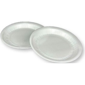 Resim 400 Adet 17 Cm Köpük Tabak Küçük 