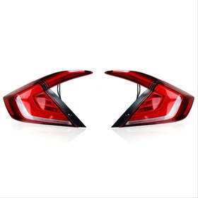 Resim Honda Civic Fc5 (2016-2021) Arası Uyumlu Hareketli Led Stop / Kırmızı 