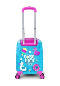 Resim Coral High Kids Havuz Parti Desenli Çocuk Valizi 16780 