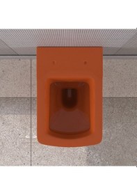 Resim Lucco Loop 53 CM Asma Klozet Turuncu 