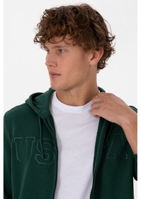Resim U.s. Polo Assn. Erkek Koyu Yeşil Hırka Örme 50313719-vr079 Koyu Yesıl 