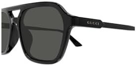 Resim Gucci GG 1823SA 001 57 18 Unisex Güneş Gözlüğü 