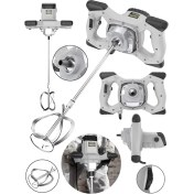 Resim Alman MX-3000 Bakir Sargi 6 Kademe Devirli Ayarlı Elektirikli Alçı Boya ve Harç Karıştırıcı Mikser 