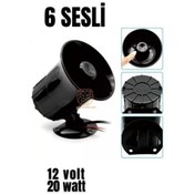 Resim Belle Fusion BFS Alarm Sireni 6 Değişik Sesli 