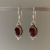 Resim Vintage Boho Stili Alaşım Damla ve Sarkıt Küpeler, Yapay Elmas Süslemeler, Demir Kulak İğnesi, Tüy Olmayan, Günlük Giyim İçin, Tüm Sezonlara Uygun 