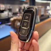 Resim TPU for ford, Mustang, Mondeo, Explorer için Araba Anahtarlık Kılıfı - Şık Mondeo ve Escape Tasarımı, Tam Düğme Erişimi ve Kaymaz Tutuşlu, Dayanıklı Koruyucu Kılıf 