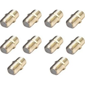 Resim Novacom Rg6 Ara Birleştirici F Konnektör - 10 Adet 