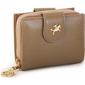 Resim Nas Bag Kadın Çift Kapaklı Mini Cüzdan Yeşil Taba Nero Çok Renkli 