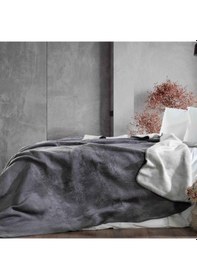 Resim Schafer Bella Tek Kişilik Battaniye -150X200-Gri02 