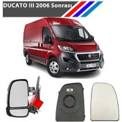 Resim Nvr Fiat Ducato 3 Kasa Sol Dış Ayna Üst Camı Sürücü Tarafı Isıtmalı 