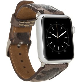 Resim Bouletta iOS Uyumlu Watch Deri Kordon 42-44-45Mm Kamuflaj Bej 