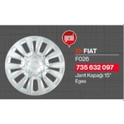 Resim Tisa-F026 Jant Kapagi 15 Jant Egea 542451376 