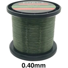 Resim Effe Force 1000m 0.40mm Monofilament Bobin Misina Yeşil 