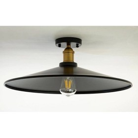 Resim Riolight Retro,rustik,vintage Siyah Başlık 1xe27 Eskitme Duylu Me Siyah 