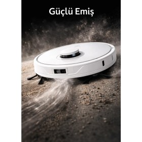Resim Trident T23S Serisi Akıllı Lazer Navigasyonlu Robot Süpürge Beyaz 