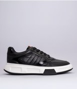 Resim MARCOMEN Erkek Bağcıklı Deri Sneaker Siyah 