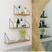 Resim Roomiehome Catchme Mutfak Banyo Yaşam Alanı Duvar Rafı Kitaplık 3'lü Set - 445233612 