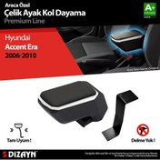 Resim S Dizayn S-dizayn Hyundai Accent Era Kol Dayama Kolçak Çelik Ayaklı Abs Gri 2005-2011 A+kalite 