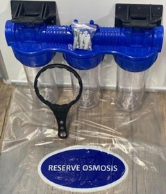 Resim Su Arıtma Daire Girişi 3'lü Koku,Tortu,Klor Önleyici Set 