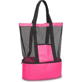 Resim Çantası Soğutucu Bölmeli Seyahat Çantası Termal Piknik Kamp Çantası Outdor Çanta (Pembe) (Pembe) 