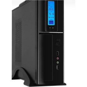 Resim Frisby FC-S6040B USB 300W Matx Slim Tower Kulplu Kasa - Dijital Gösterge 