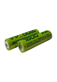 Resim Aa Sıze 1800 Mah Ni-mh Şarjlı Pil Micron 2 Adet 1800 Mah Gerçek Kapasite 