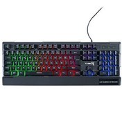 Resim Turbox Paddock TR-K115 USB Gaming Standart Rainbow Aydınlatma Siyah Q Kablolu Klavye 