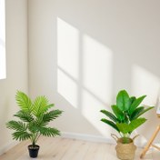 Resim 2 Adet Premium Yapay Yeşil Bahçe Seti, İç Mekan/Dış Mekan Kullanımına Uygun - Ev Dekorasyonu, Düğünler, Mezuniyet Kutlamaları, Anneler Günü Etkinlikleri, Ofis ve Mevsimlik Süsleme, Merdiven Tasarrufu Peyzajı, Oturma Odası Ayakkabı Dolabı Kenarları, Koridor Sahte Bitkiler (Saksılar Dahil Değildir) 