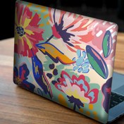 Resim Floral Renkli Desen Notebook Sticker, Laptop sticker,, Hp Sticker, Asus Sticker, 15.6 inç Sticker 