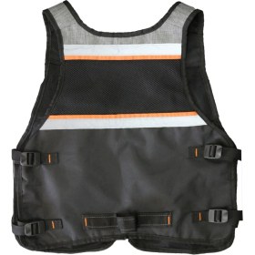 Resim Çok Cepli, Reflektörlü, Ayarlanabilir Alet ve Takım Yeleği 