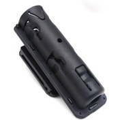 Resim 1x Dayanıklı ABS Siyah Baston Tutucu 360 Derece Dönebilen Teleskopik Kılıf - Güvenli Klips, Kolay Erişim için Genişletilebilir Kılıf, Baston Depolama|Klip Bağlantısı|Sağlam Yapı 