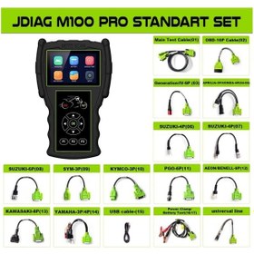 Resim Arıza Tespit Cihazı Üniversal M100pro 16 Kablolu 