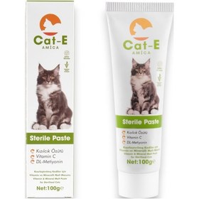 Resim Amica Cat-e Sterile Paste Kısırlaştırılmış Kediler İçin Vitamin ve Minarelli Malt Macunu 