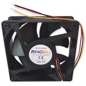 Resim Rigbu 120x120x38 12V 0.66A DC Ekran Kartı Soğutucu Fan 