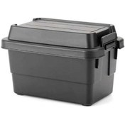 Resim Aitong Kamp & Piknik İçin Pratik Baharat Kutusu - Taşınabilir Dayanıklı Plastik Kap Siyah Siyah 