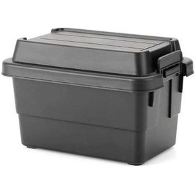 Resim Aitong Kamp & Piknik İçin Pratik Baharat Kutusu - Taşınabilir Dayanıklı Plastik Kap Siyah Siyah 