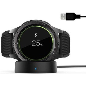 Resim Nourthkiingdom Siyah Gear S3 Usb Şarj Kablosu 