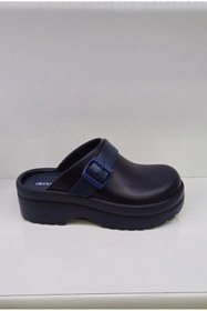 Resim awix Unisex Lacivert Kaymaz Platform Suya Dayanıklı Anatomik Eva Taban. Doktor, Hemşire, Aşçı Terliği 
