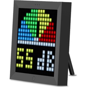 Resim Pixoo 16x16 Piksel LED Ekranlı APP Kontrollü Akıllı Piksel Resim Çerçevesi 