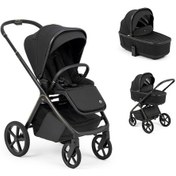 Resim Bagi Heritage Portbebeli Set Bebek Arabası Black Black 