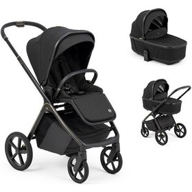 Resim Bagi Heritage Portbebeli Set Bebek Arabası Black Black 