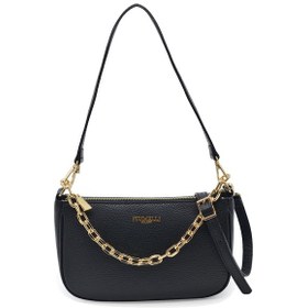 Resim Çapraz Çanta Kadın Nıves Piumelli Milano Bag D28 Black D28 Black Siyah 