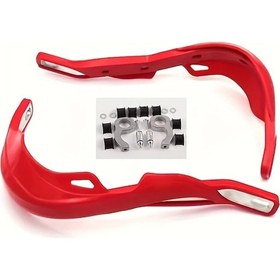 Resim Dream011 Kırmızı 22mm 7/8" Universal Motosiklet Gidon Koruyucu Yamaha Suzuki Honda Kawasaki Dirt Bike 