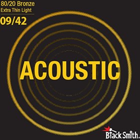 Resim Blacksmith BR-0942 Extra Thin Light (009 - 042) Acoustic Tel 