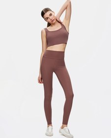 Resim Ltb Askılı Kare Yaka Crop Kahve Rengi Atlet Kahve Rengi L 
