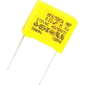 Resim 0.22 Mf 275 Volt Ac Polyester Kondansatör-178369 