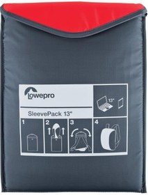 Resim Lowepro Sleevepack 13 (Kırmızı/Gri) 