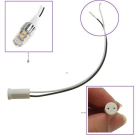 Resim Sonreyon 2 Adet Seramik Halojen Ampül Duyu ve G4 Ampul Duyu (50 cm kablolu) 